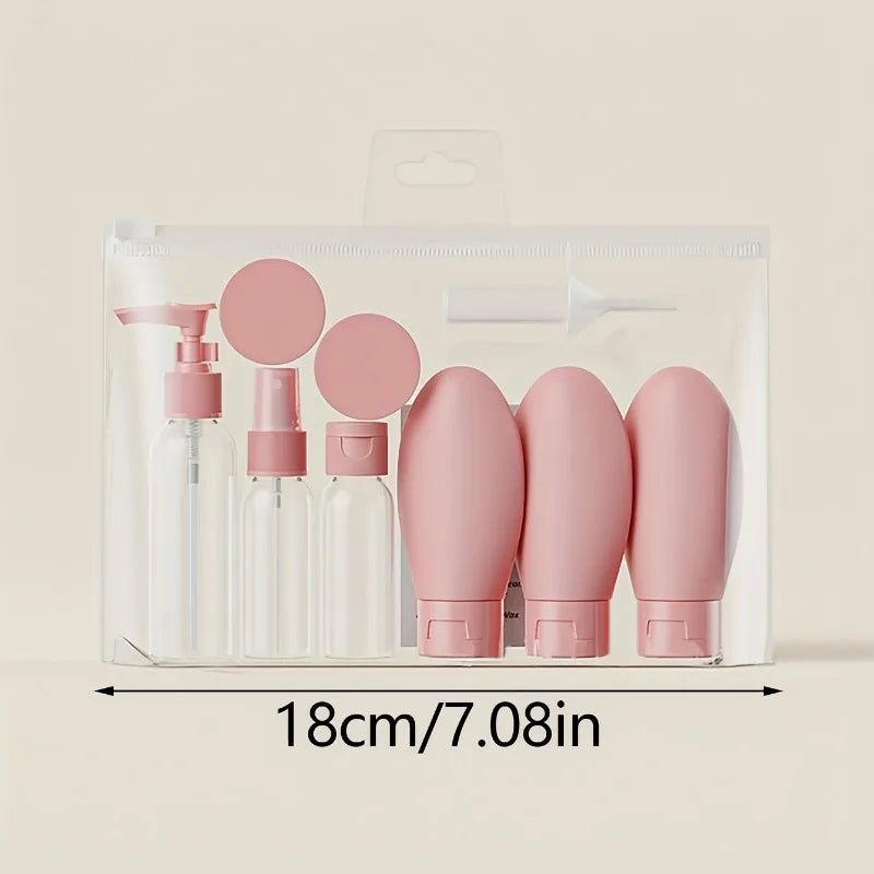 Travel Bottle Refillable Portable Plastic Shampoo Shower Gel Empty