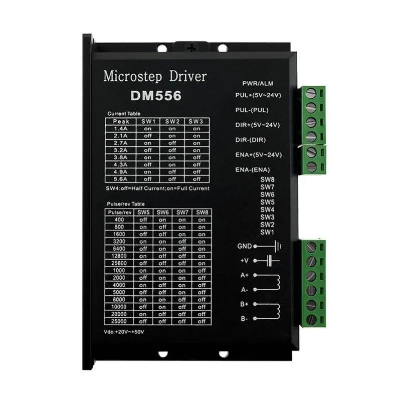 652F DM556 Digital Stepper Motor Driver 2 Phase 5.6A For 57 86 Stepper Motor Nema23 Nema34 Stepper Motor Controller Zpaxo