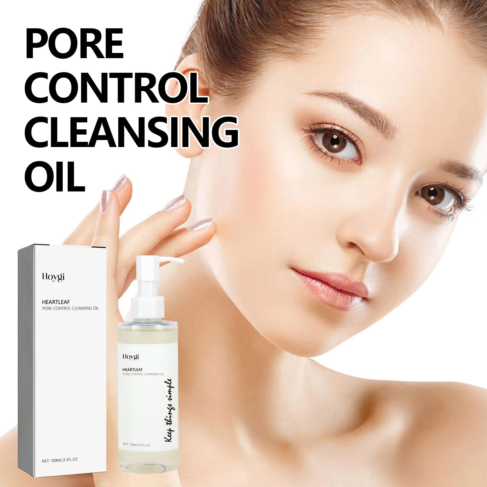 Hoygi Pore Control Cleansing Oil – Makeup Remover for All Skin Facial Cleansing Oil Zpaxo