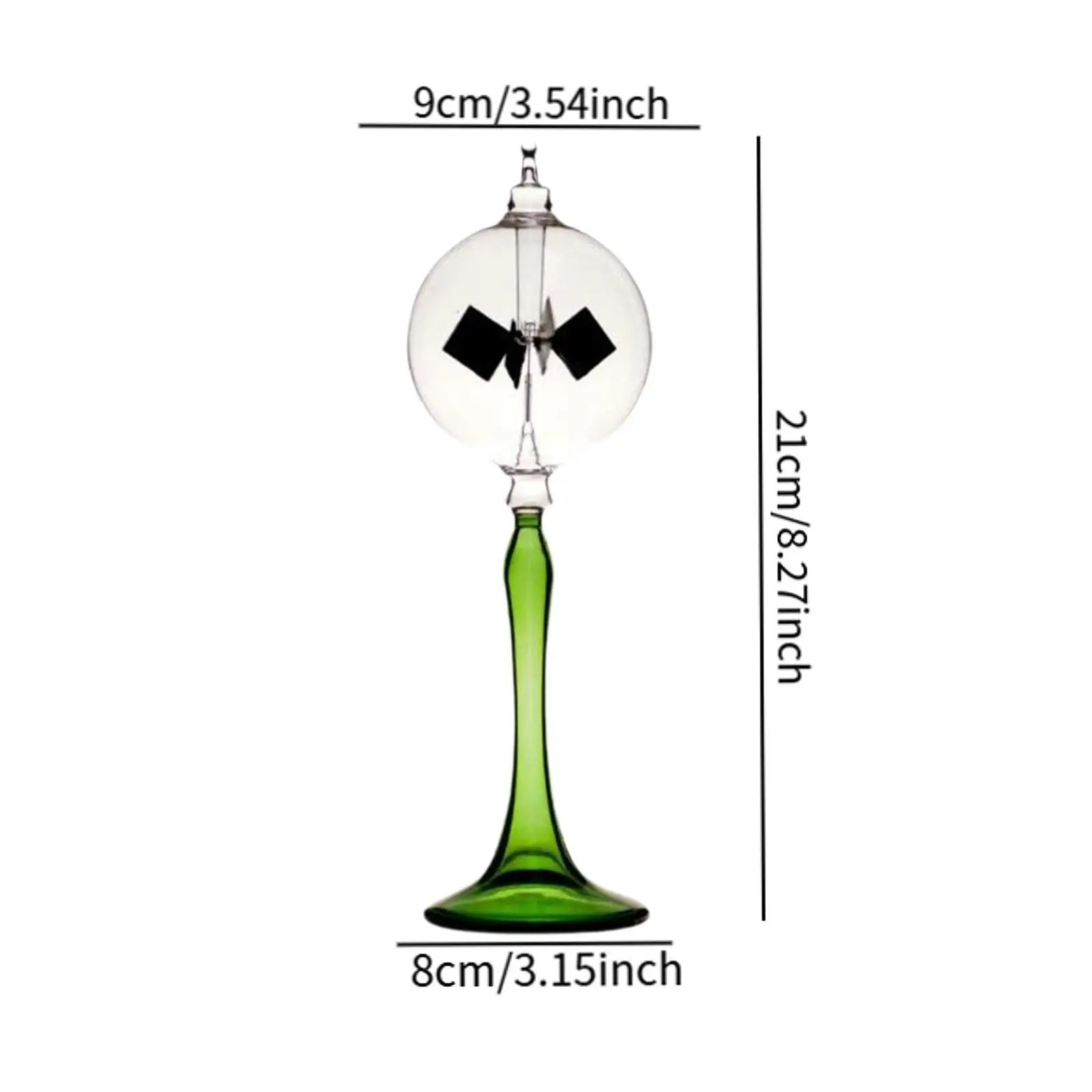 Solar Power Crookes Radiometer Windmill Glass Art Crafts Science Toy Zpaxo