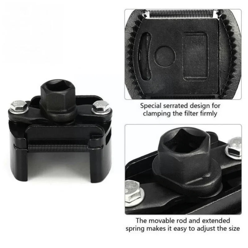 Universal Oil Filter Wrench Strap Adjustable 60- Rubber Belt Remover Zpaxo