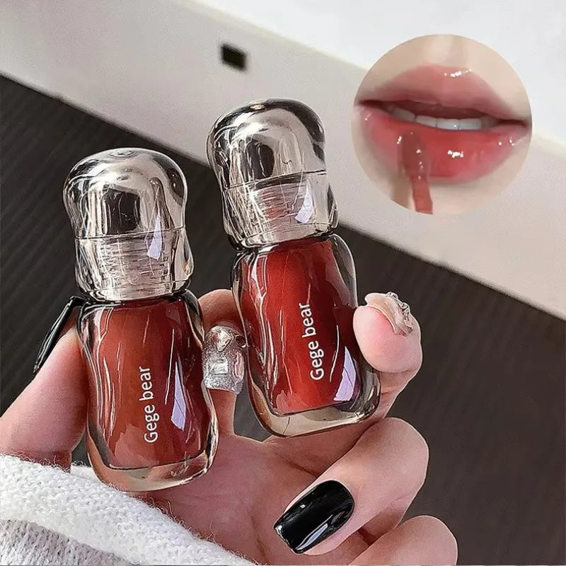 Gegebear Crystal Clear Lipgloss Hydrating Water Liquid Lipstick Light