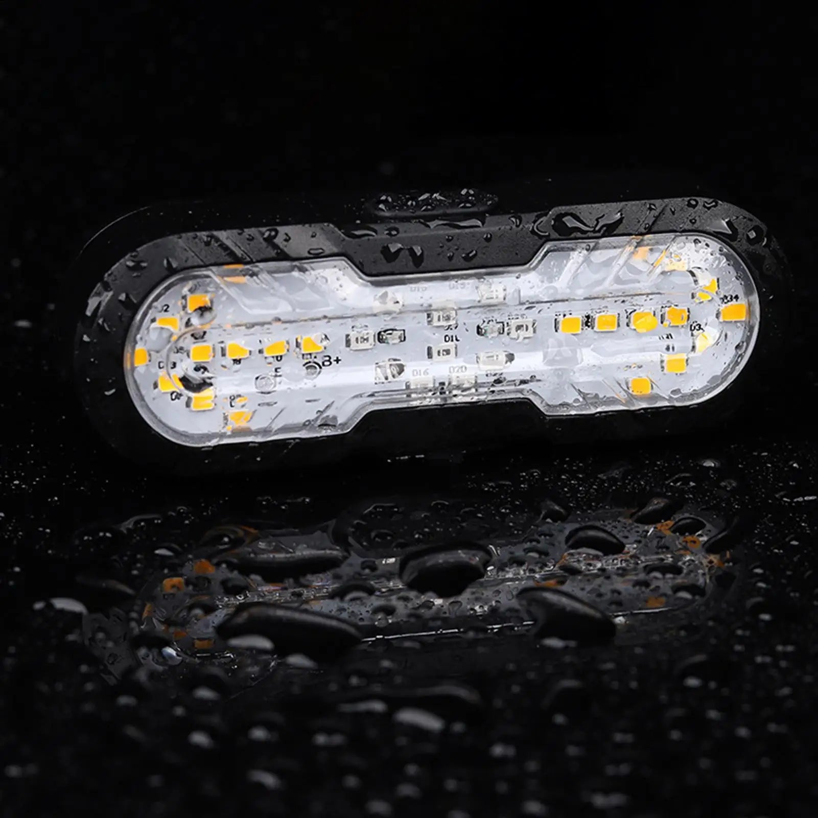 Bike Turn Signal 1200mAh Rechargeable Wireless Remote Control Safety