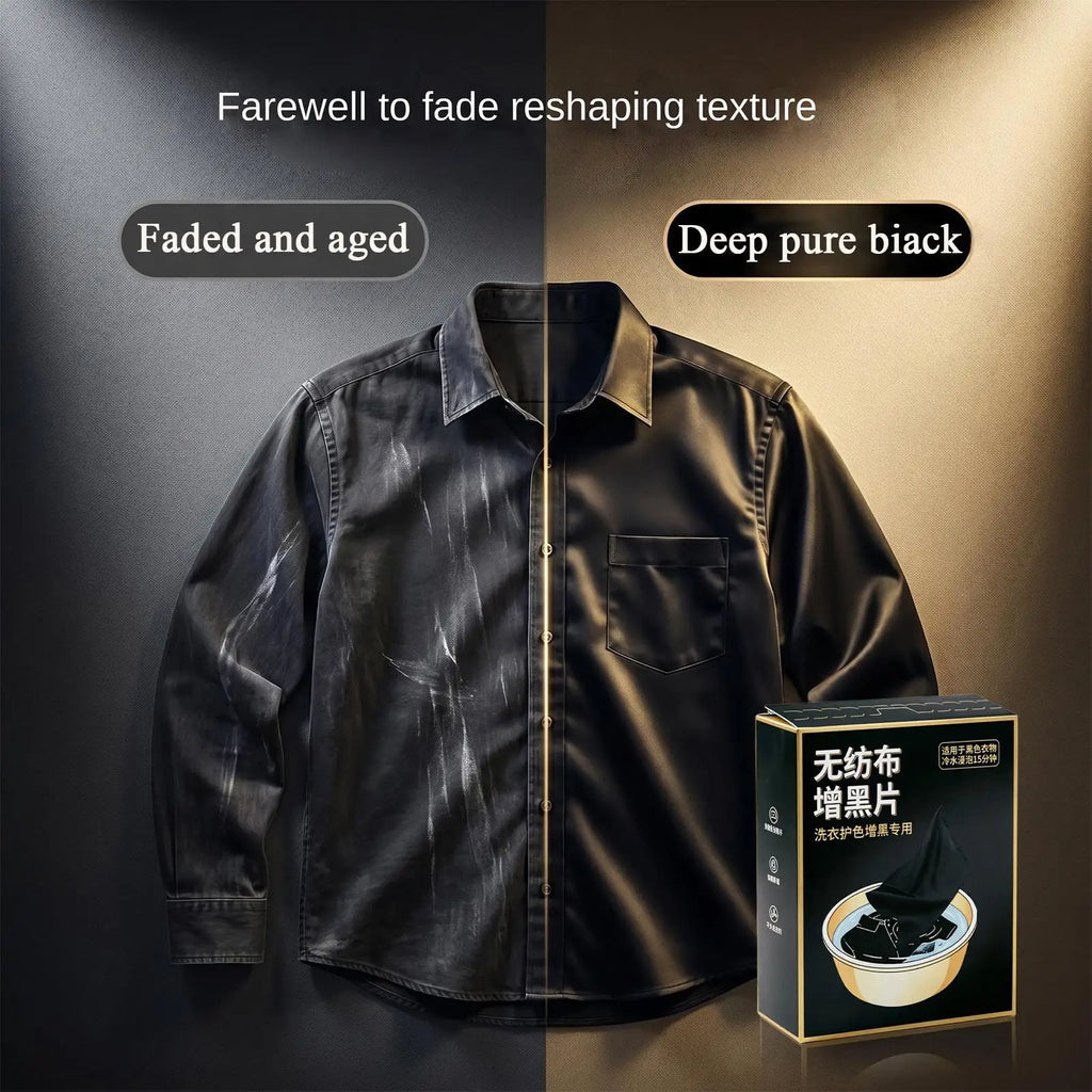 Black Dye Clothes Fabric Darkening Restoration Tablets Clothing Sheet