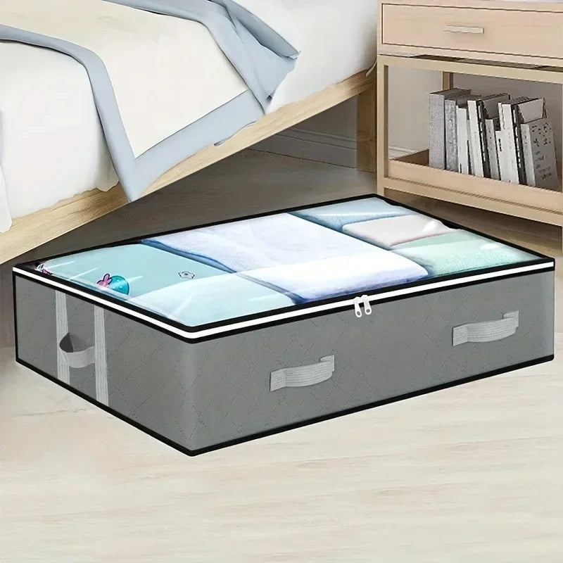 The Thickened Large-sized Storage Box Under The Bed Can Hold Clothes, Quilts, And Non-woven Fabric Bags For Storage Zpaxo