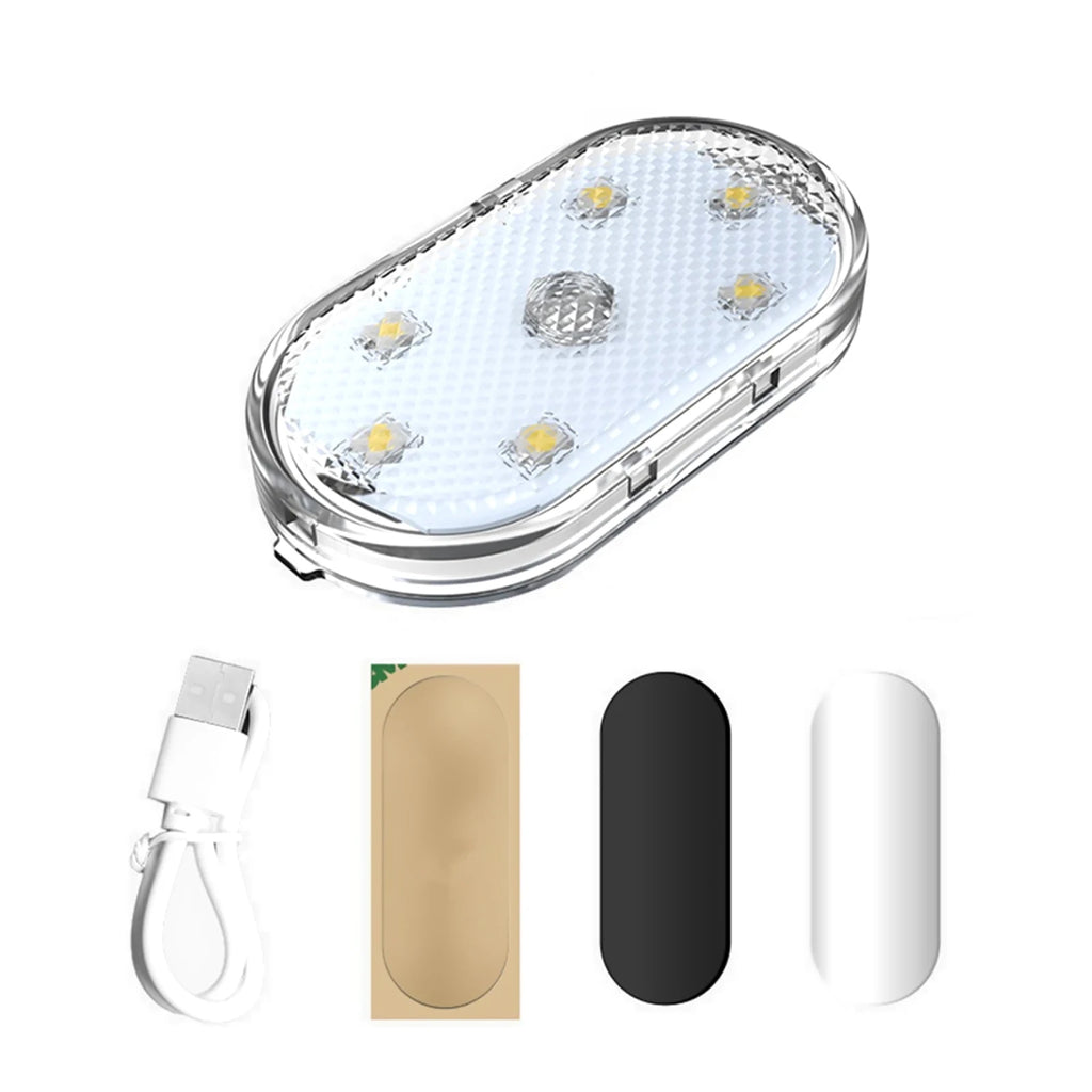 Car LED Touch Lights Wireless Interior Light Auto Roof Ceiling