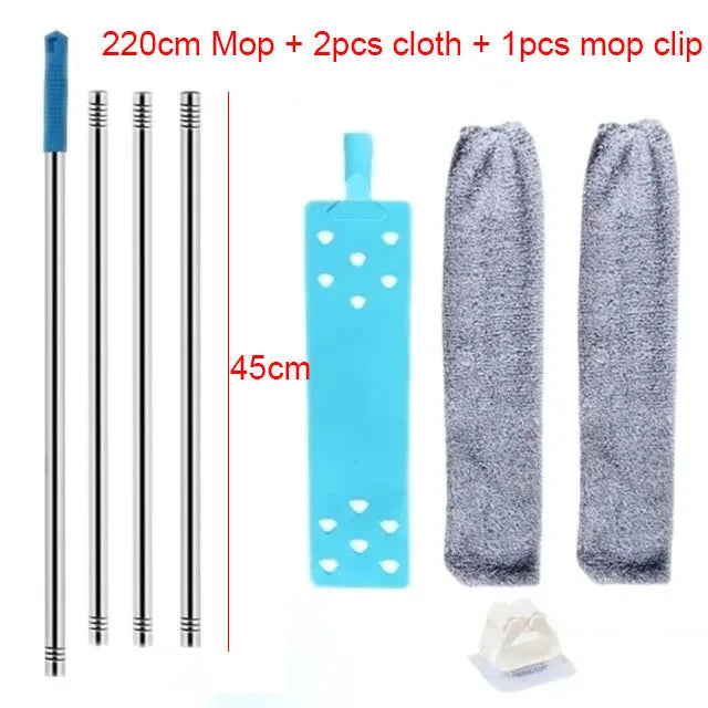 Telescopic Microfiber Duster Long Handle – Blinds & Home Cleaning Microfiber Duster Zpaxo HF-007