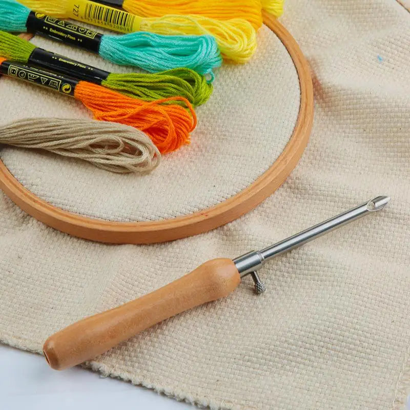 5Pcs Simple Adjustable Punch Needle Set For DIY Embroidery Crafts Needles Zpaxo Default Title