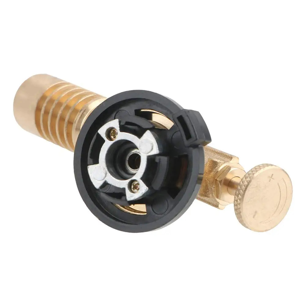 Outdoor Barbecue All-Copper Flame Stove Set with Double-Tube Spray Gun And Baking Cassette Igniter Welding Gun Nozzle for Picnic Zpaxo