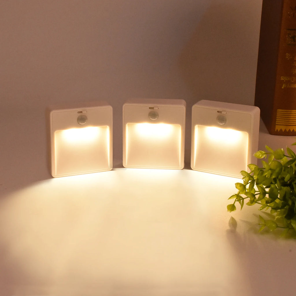 Energy Saving LED Night Light PIR Motion Sensor Cabinet Wall Lamp for Closet Bedroom Lighting Zpaxo