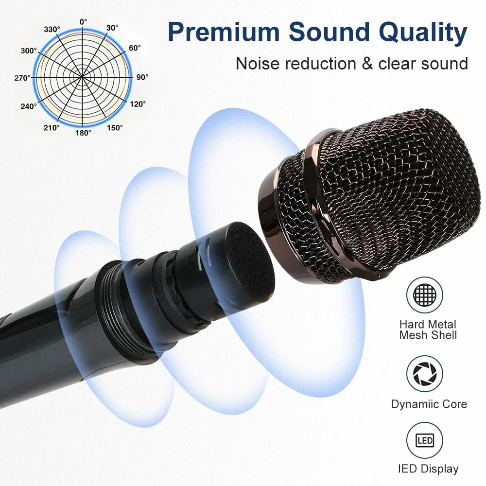 Handheld Microphone Wireless Rechargeable Multi-microphone Kits