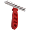 Pet Grooming Comb Durable Plastic Stainless Steel Comfortable Handle