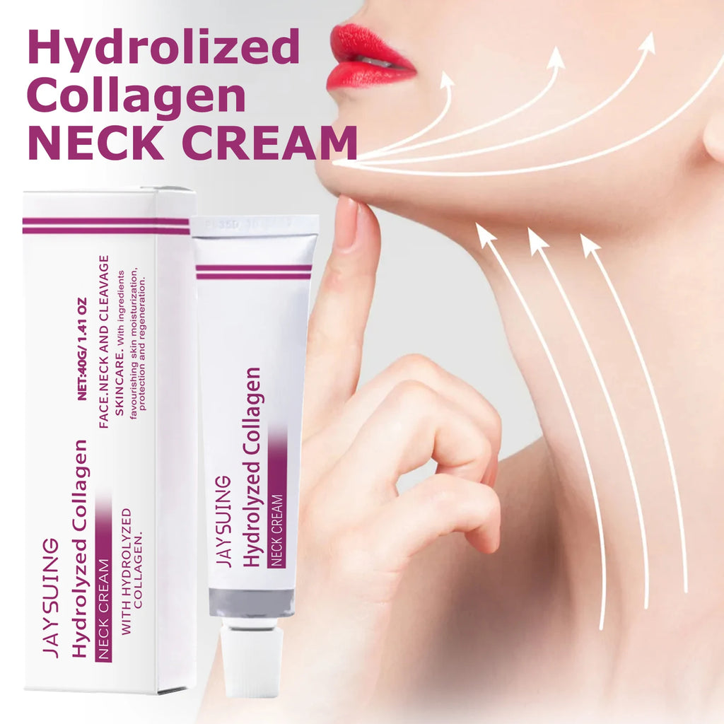 Jaysuing Hydrolyzed Collagen Neck Firming & Lifting Cream 40g Neck Firming Cream Zpaxo