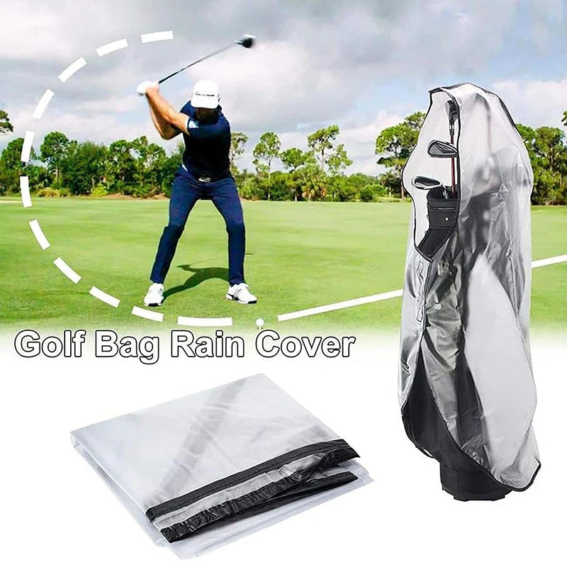 Golf Bag Cover Zipper Waterproof Large Capacity Rain Durable Dust Zpaxo