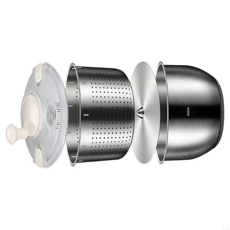 Reliable 6L Vegetable Dryer With Smooth Outer Layer For Safe And Clean Handling Zpaxo