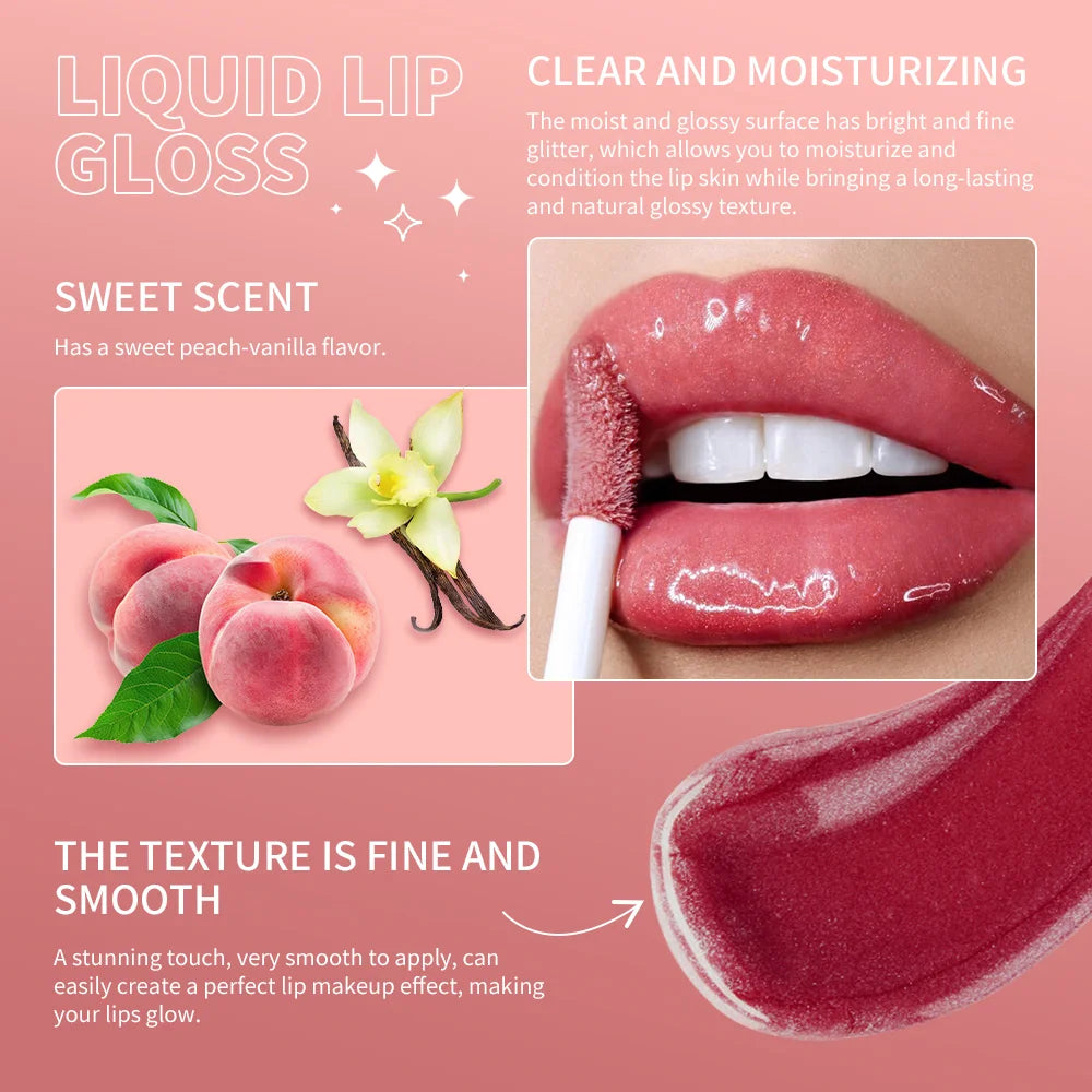 FB Gloss Bomb Universal Lip Luminizer Makeup Lip Gloss Moisturizing Lip Plumper Long lasting glitter Liquid Lipstick Zpaxo