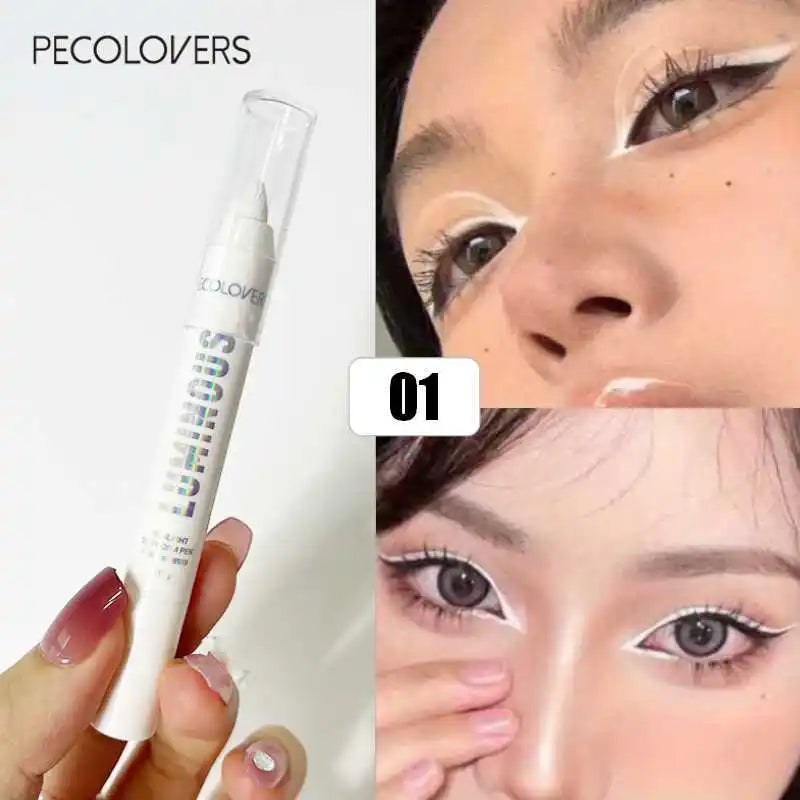 Long-lasting Glitter Eyeshadow Highlighter Pencil Eye Makeup Zpaxo 01