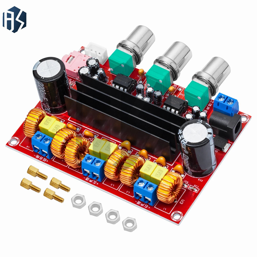High-power XH-M139 2 1 Channel Digital Amplifier 2x50W TPA3116D2 Chip Zpaxo