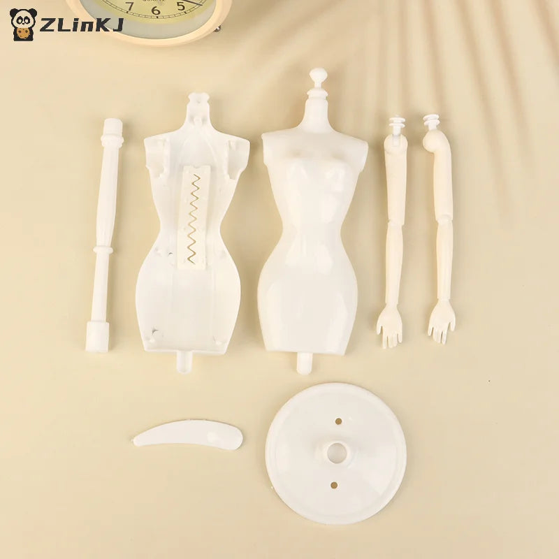 ▶1PCS 1:6 Doll Mannequin Coat Hanger Dollhouse Doll Skirt Support Wedding Mannequin Stand Humanoid Model Toy Doll Gown Display Zpaxo