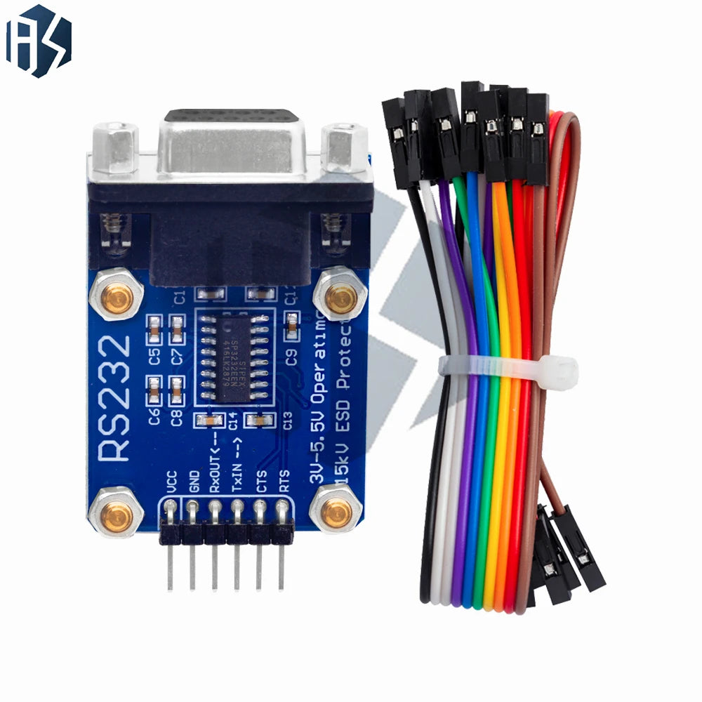 Bidirectional RS232-to-UART TTL Serial Converter Module Male-female Zpaxo