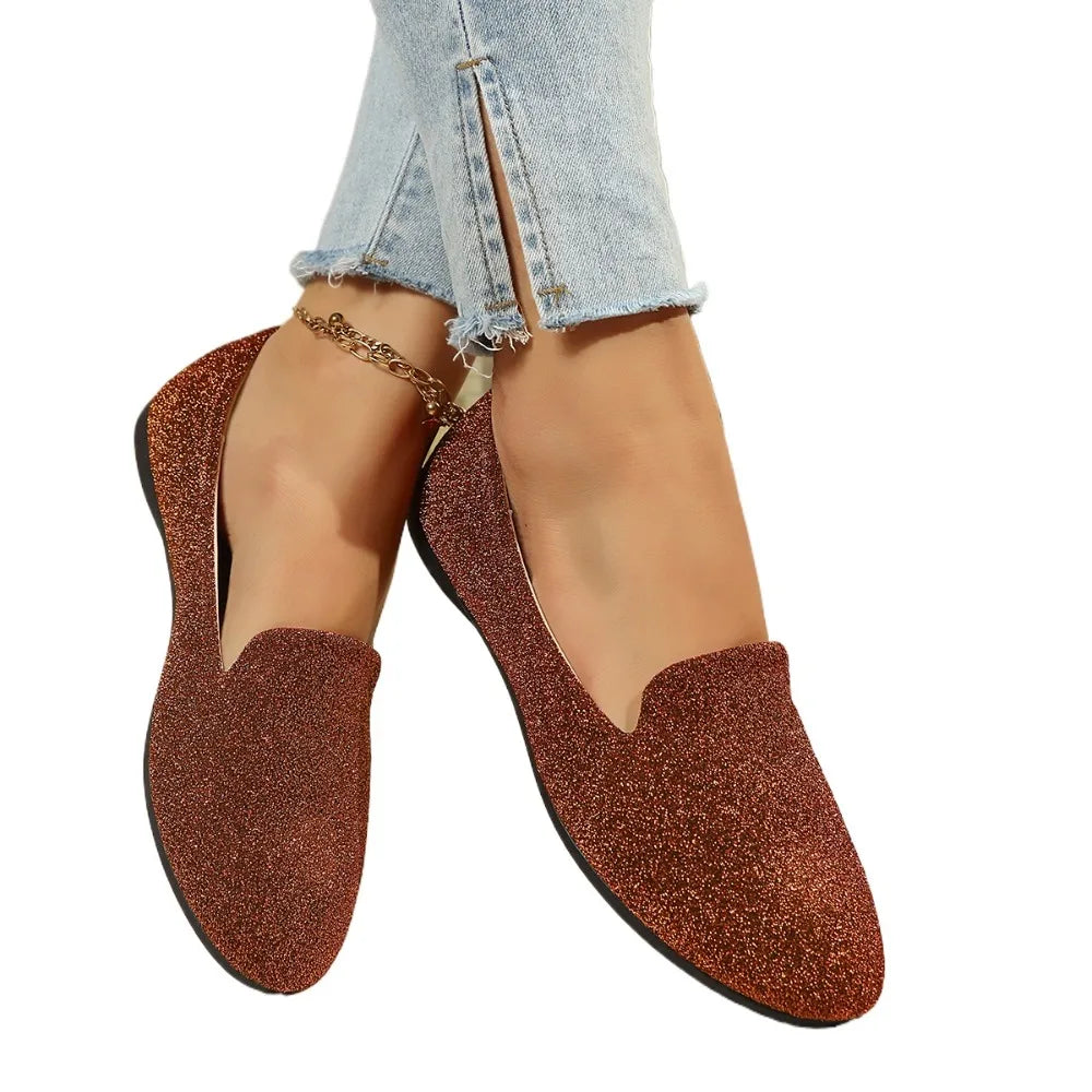 Spring Summer Women Flat Shoes Woman Ballet Flats Candy Ladies Large