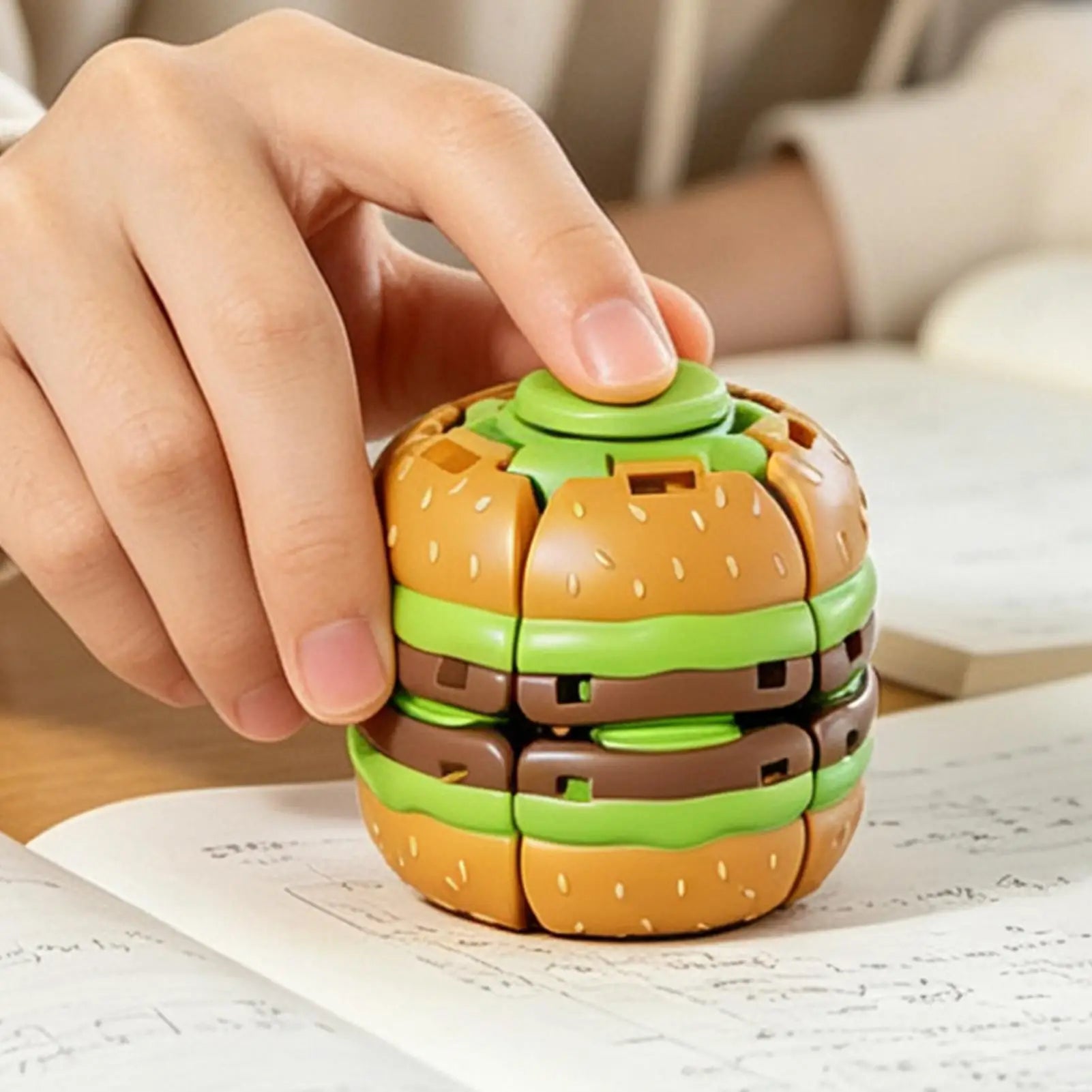 Finger Ball Toy Pocket-Sized Gadget Calming Companion Rotatable Toy Fidget Ball For Youth Children Students Adults Elderly Home Zpaxo