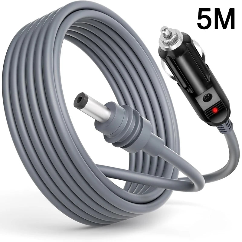 2m 3m 5m Cigarette Lighter Plug Adapter Starlink Mini DC Power Cable