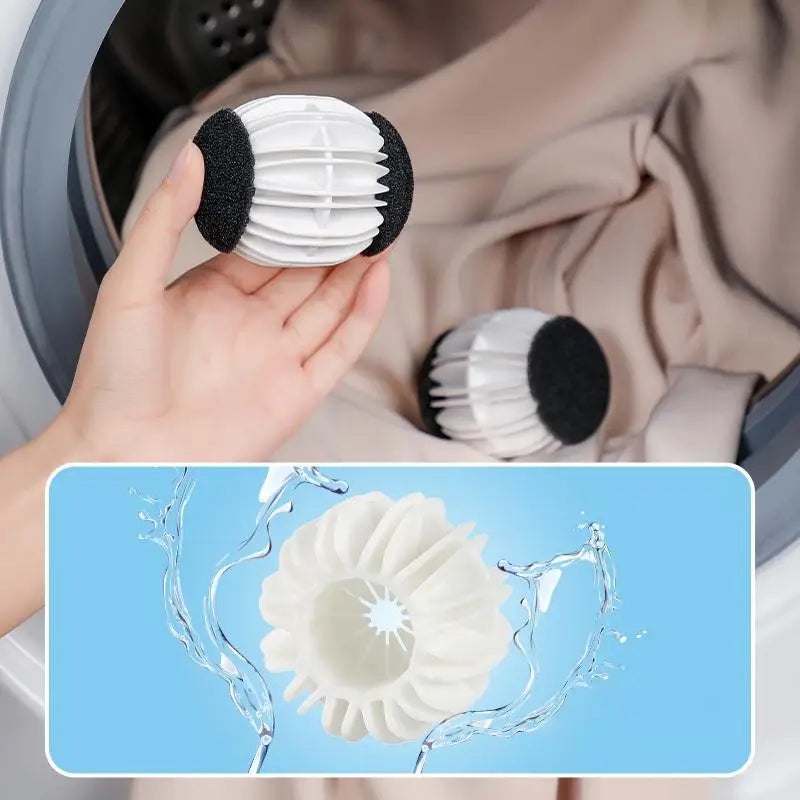 Anti-Tangle Laundry Balls & Lint Remover – 2-Pack