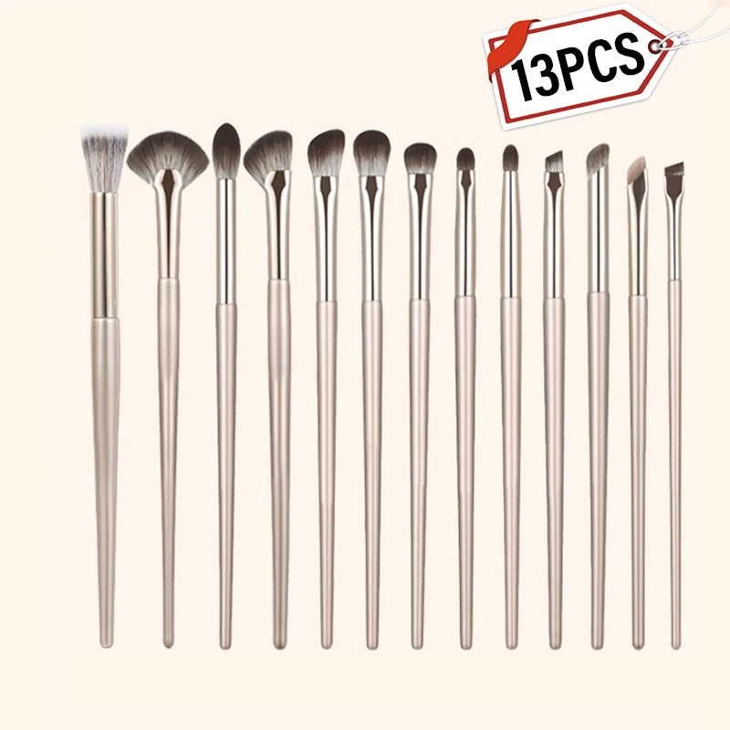 5/8/10/13/15pcs Professional Makeup Brushes Tools Set Gold Make Up Brush Tools Kits for Eyeshadow Eyeliner Cosmetics Brushes Zpaxo 13pcs