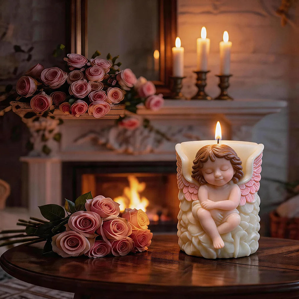 Angel Silicone Candle Mold – DIY Figure Mold for Gifts & Décor