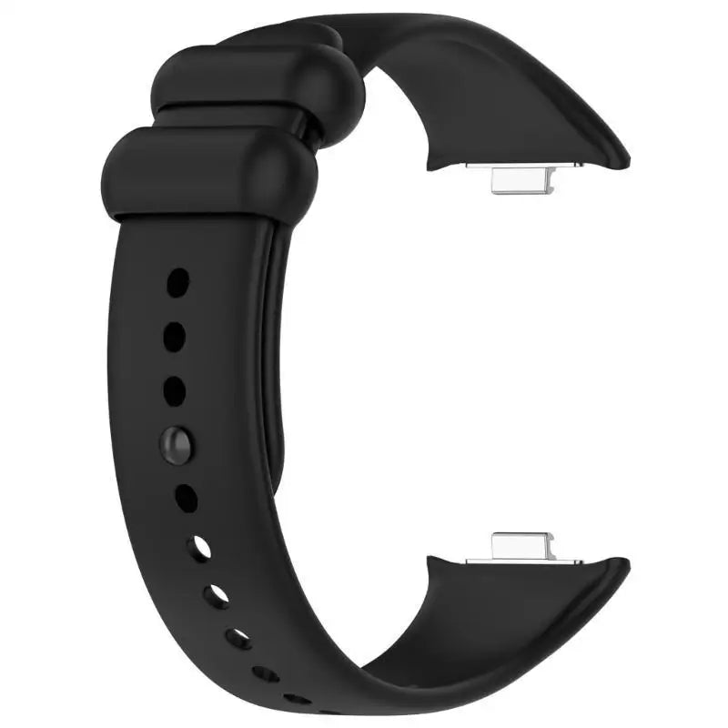 652F Replacement Band Belt Quick Release Silicone Wriststrap Breathable Bracelet Zpaxo Black CN