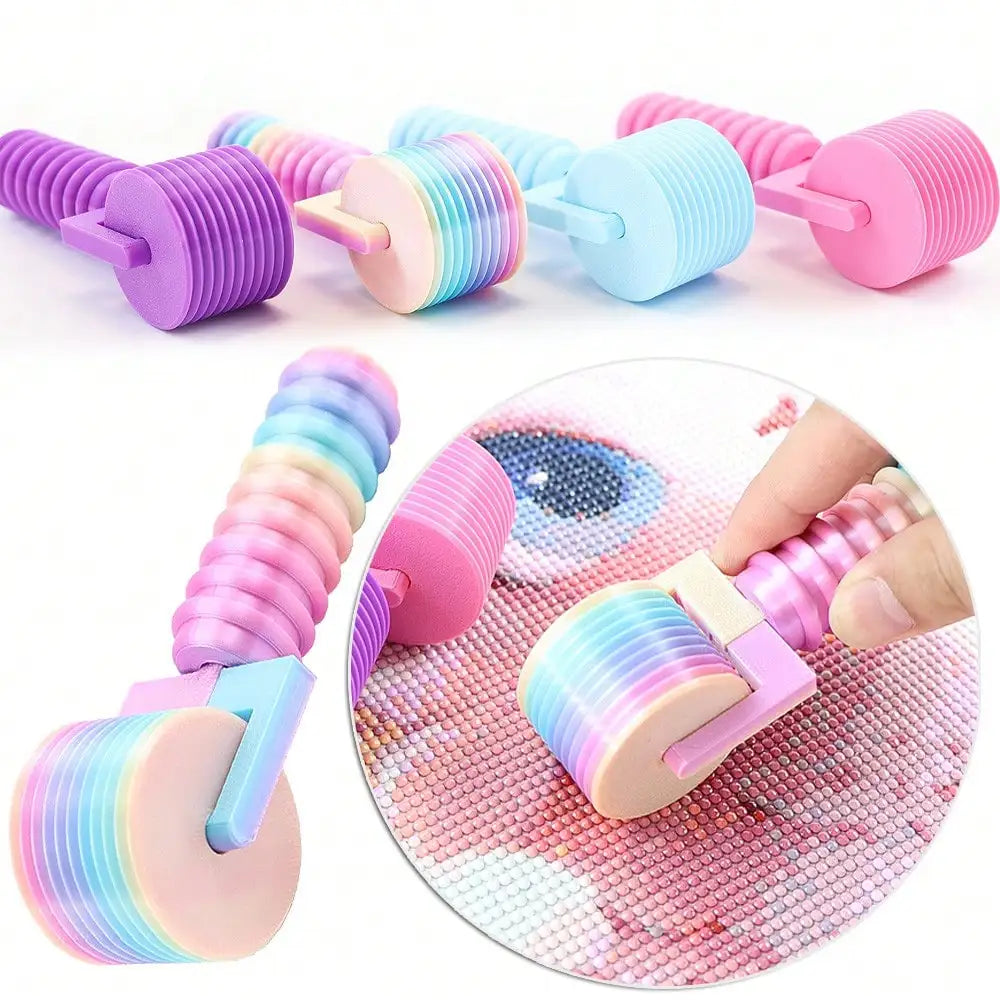 2-Pack Diamond Painting Roller Detachable Handle DIY 5D Art Pressing
