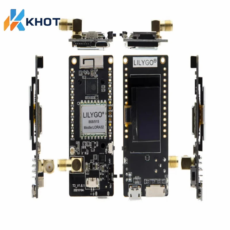 TTGO LoRa32 V2.1 ESP32 OLED 0.96-inch Bluetooth WIFI Wireless Module SMA Zpaxo 868MHz CH9102F