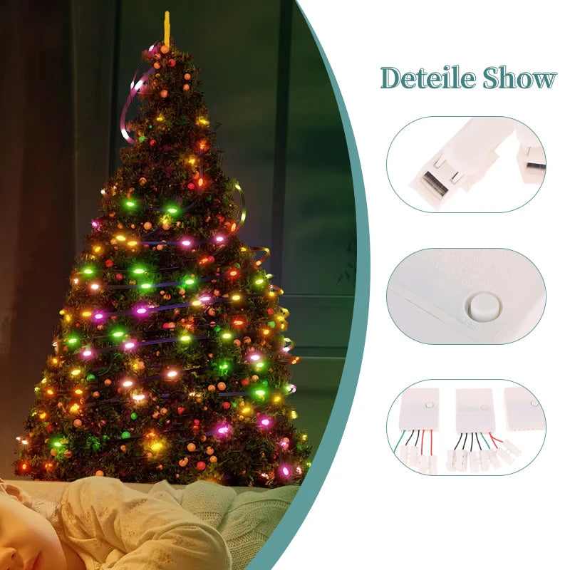 2/4 Way 8 Modes Lights Twinkle LED String EK-04 Dimmer Flexible Strip Ribbon Lighting Replica Switch Adjustable Knob Controller Zpaxo