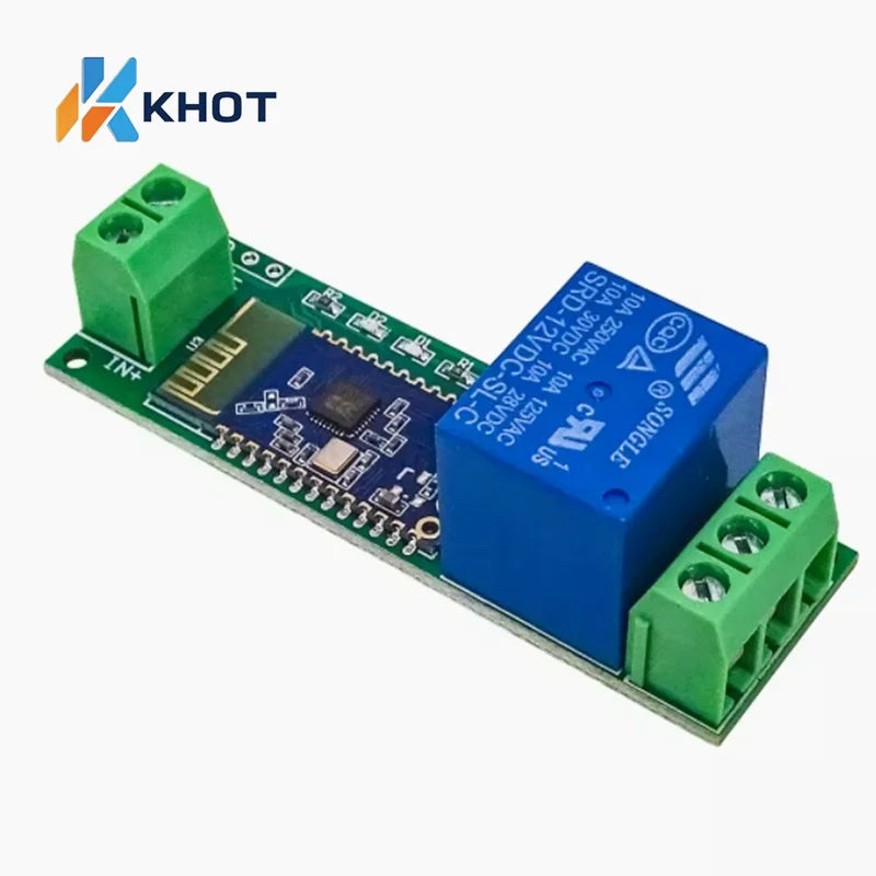New 5V/12V Single Channel Bluetooth Relay IoT Smart Home Phone AP Remote Control Switch Zpaxo