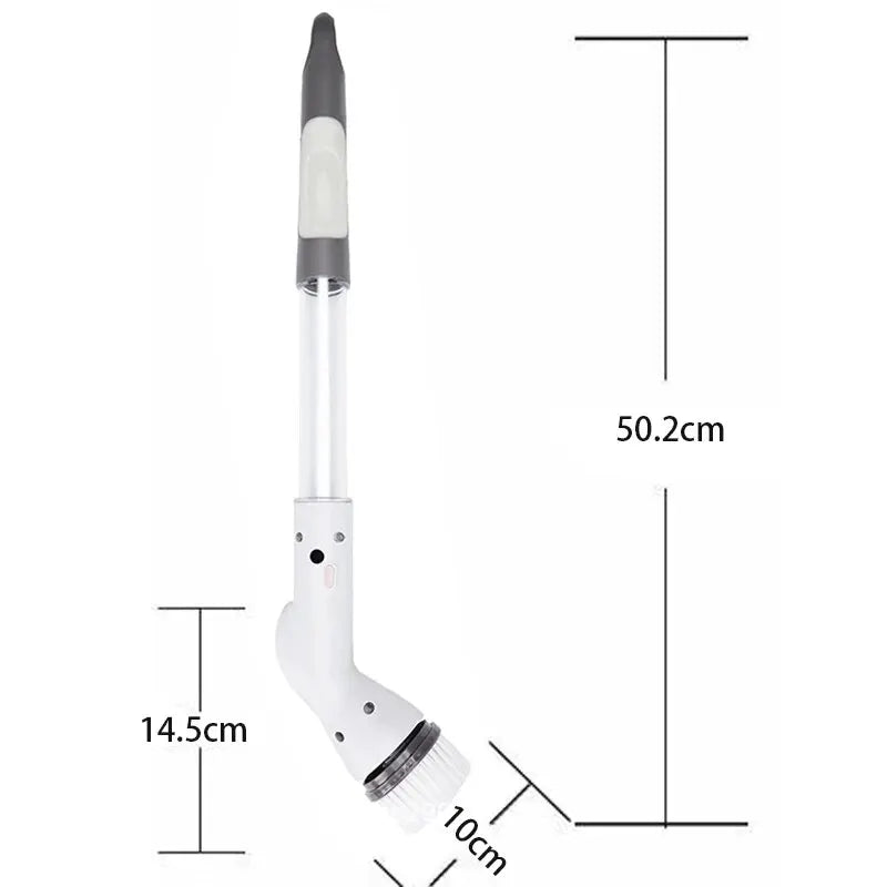 Multifunctional Electric Cleaning Brush USB Charging Bathroom Wash Brush Kitchen Cleaning Tool Household Cleaning Brush Zpaxo