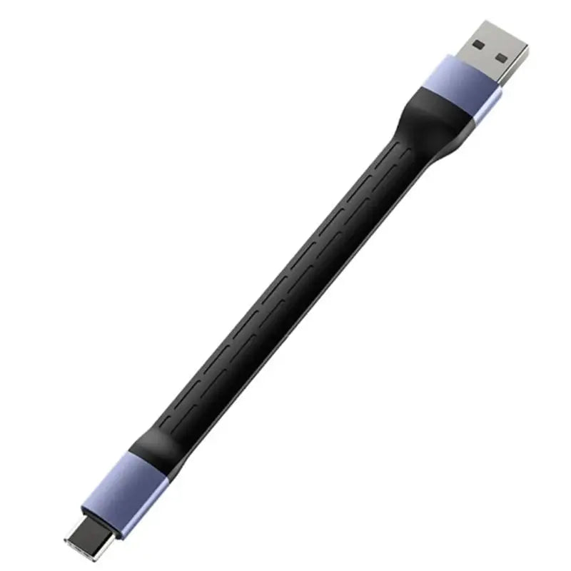 652F Short USB Type C Cable 40Gbps Fast Speed Data 240W Fast Charging Durability 15CM Length Zpaxo