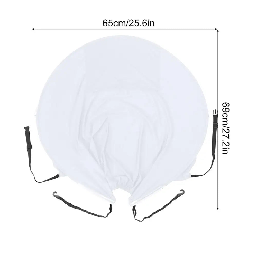 Baby Stroller Sun Cover Pushchair Anti-UV Canopy Easy Installation UV Block Stroller Awning Canopy For Walking Camping Picnic Zpaxo WHITE United States