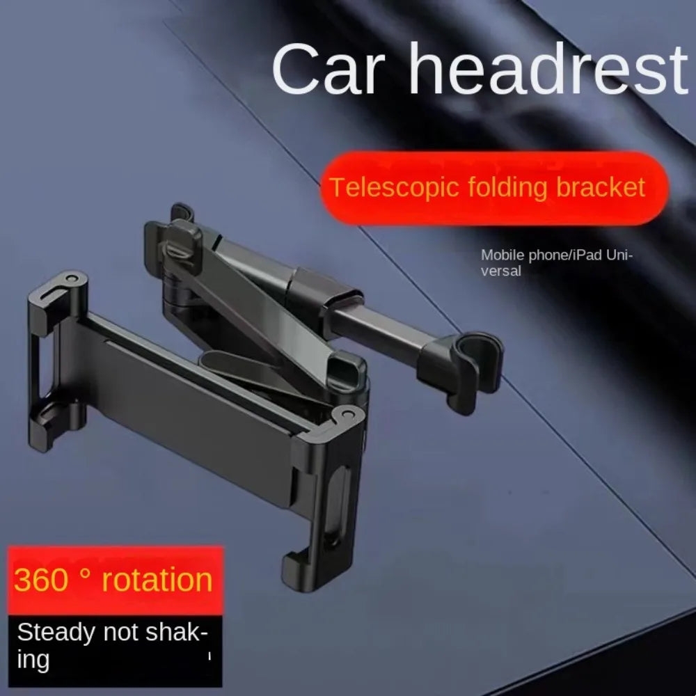Headrest Mounting Car Headrest Tablet Holder Telescopic Bracket Car Back Seat Stand Universal Rotating Zpaxo