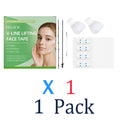 Invisible Facial Lifting Patches Set for Face Contouring Skin Tightening moisturizing Holiday Gift Winter Skincare Daily Care Zpaxo 1 Pack