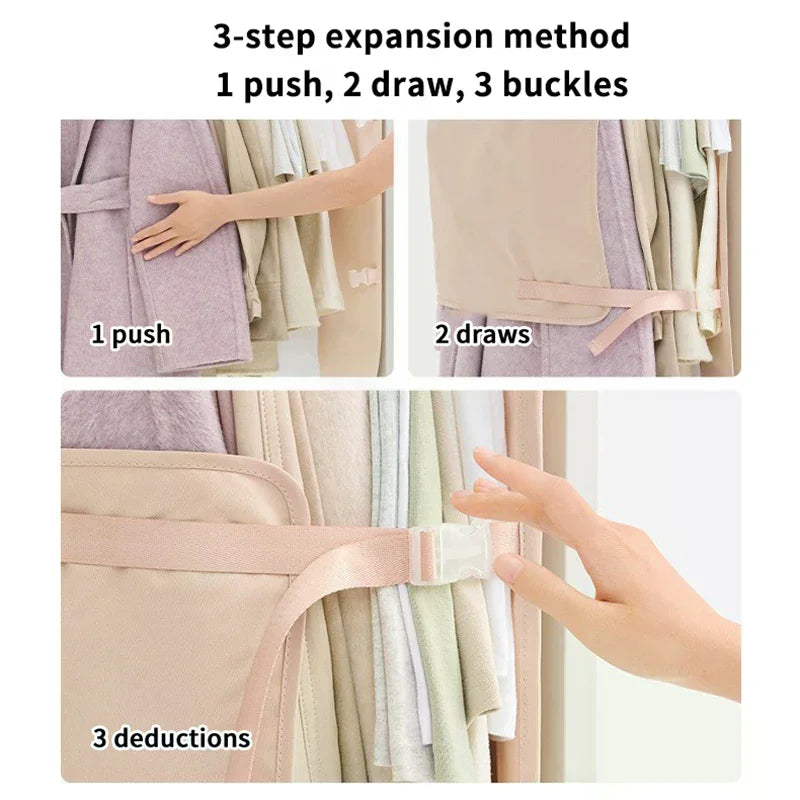 Dustproof Clothing Compression Board Large Capacity Foldable Clothes Zpaxo
