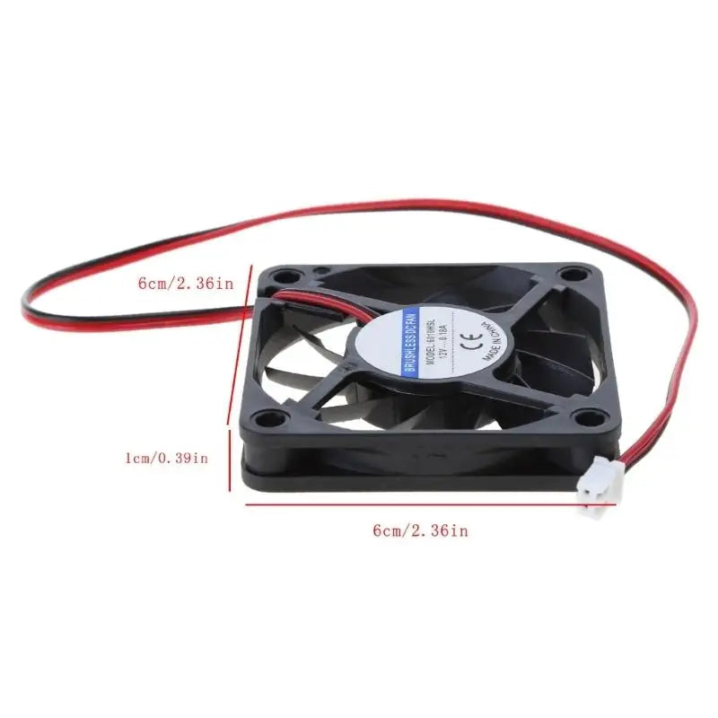 652F XKS6010H12S CPU Fan 6010 12V 3200rpm Silent Mini Micro Quiet Zpaxo