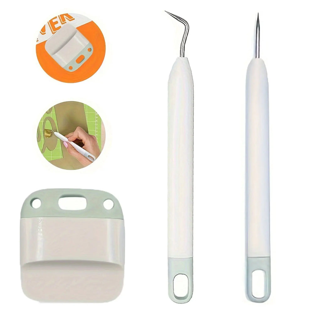 Craft Vinyl Weeding Tools, Tool Kits for Crafting and DIY, Straight Pins, Hooks, Scrappers for Scrapbooking Zpaxo