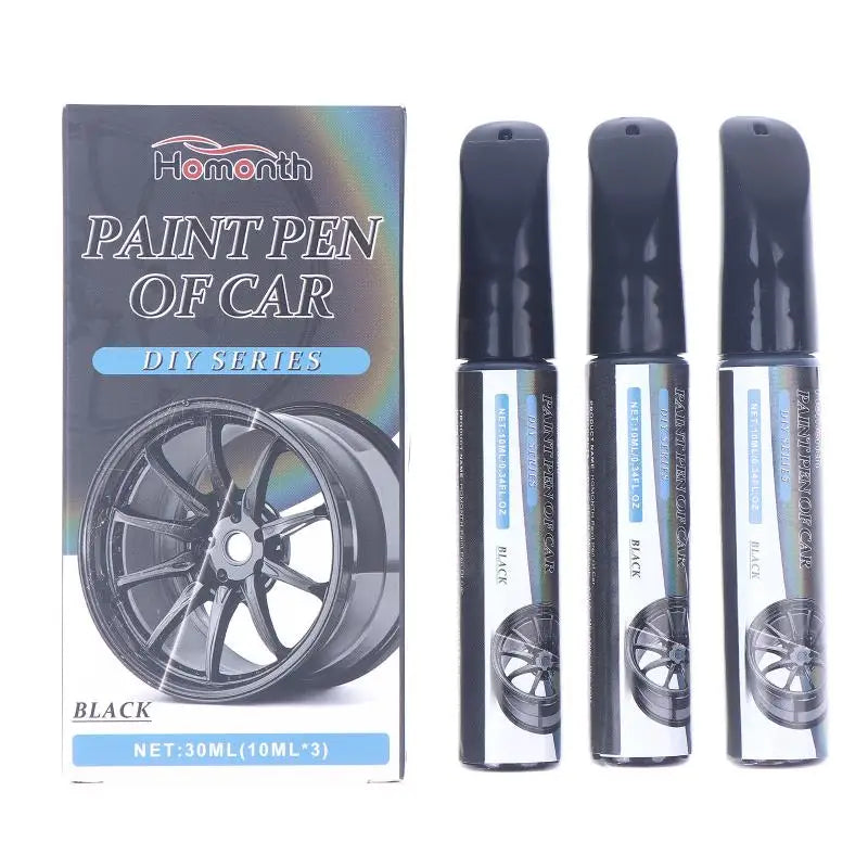 Black Wheel Scratch Touch-Up Pen 3-Pack | Car Rim Repair Kit