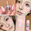 Double-head Highlighter Contour Liquid Moisturizing Silky Three-dimensional Contour Stick Natural Brightening Nose Shadow Makeup Zpaxo LG32-02