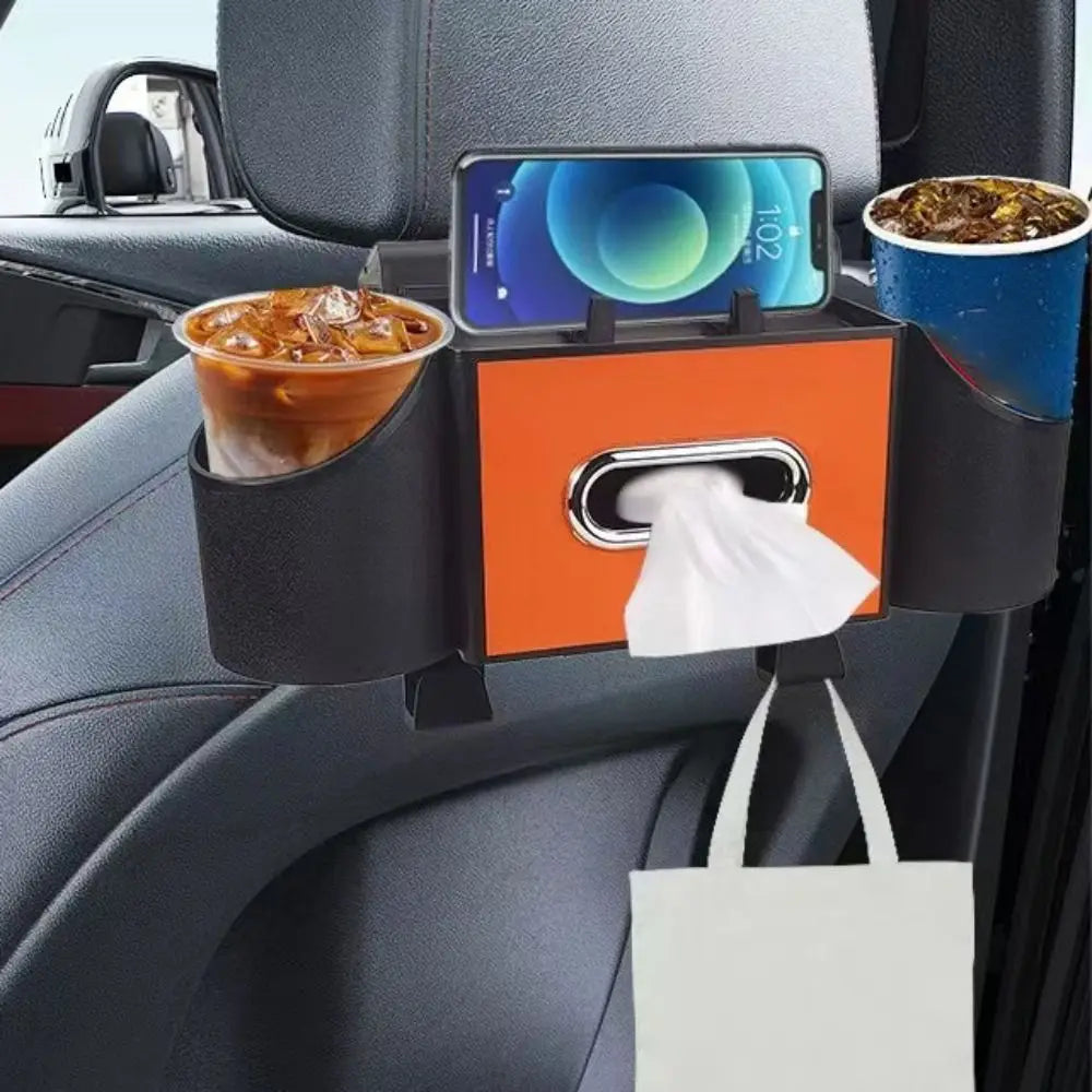 Hanging Car Backseat Organizer Cup Holder Mobile Phone Stand Storage Zpaxo