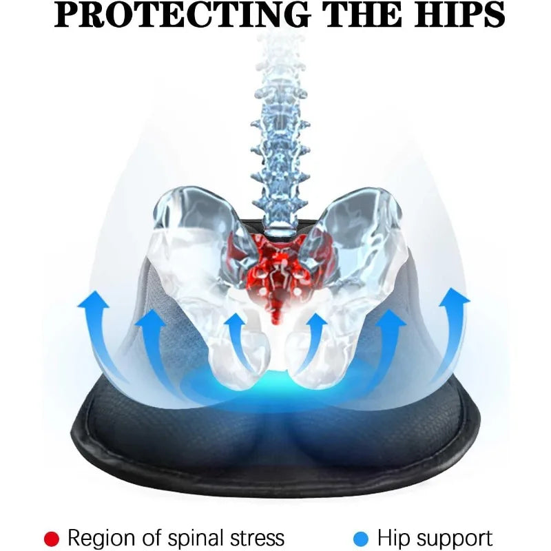 3D Honeycomb Gel Motorcycle Seat Cushion – Anti-Slip Ride Pad