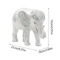 Elephant Statue Resin Decorative Collectible Health Strength Home