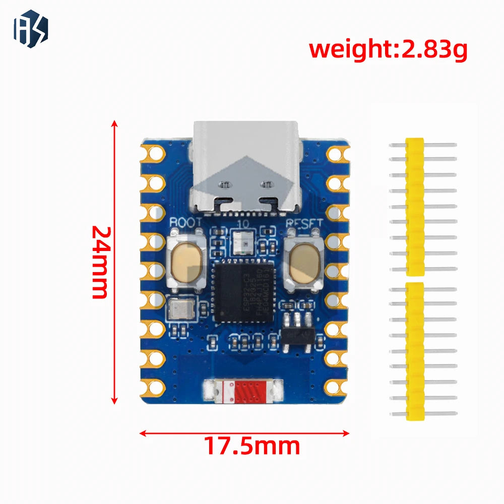 ESP32-C3-Zero Module Ultra-small Wifi 802 11b G N BLE 5 0 Weldable Zpaxo