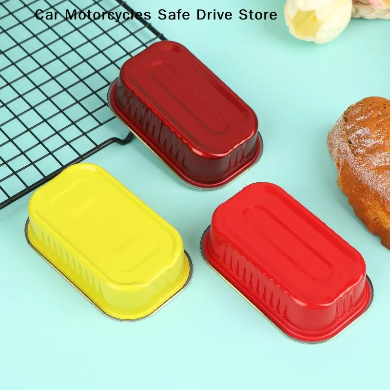 CM2Pcs Empty Mini Tin Box Sealed Food Can Pull Ring Cover Metal